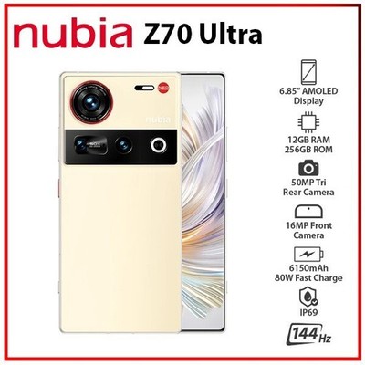 ZTE Nubia Z70 Ultra 5G 6.85 GLOBAL VERSION 12/256GB Snapdragon 8 Elite UK NEU