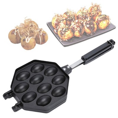 10 Löcher Takoyaki Pfanne Gefüllte Pfannkuchenform Backform