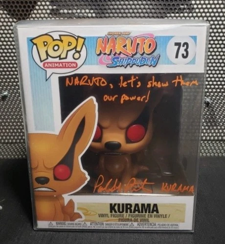 Naruto Shippuden Kurama #73 Funko Pop Signed With Inscription