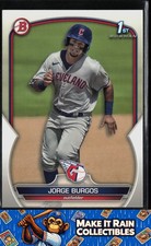 Jorge Burgos 1st 2023 Bowman Prospects #BP-98 Cleveland Guardians