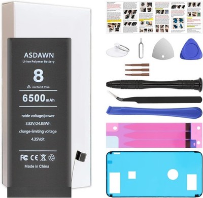 6500mAh Battery for iPhone 8 8 Plus Upgraded Higher Capacity iPhone 8 Battery