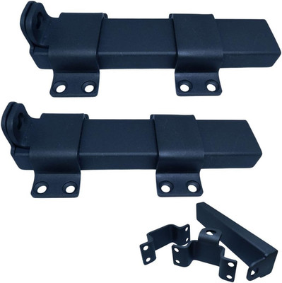 Slide Gate Latch, Heavy Duty Latch Lock with Padlock Hole, Suitable for Wooden F