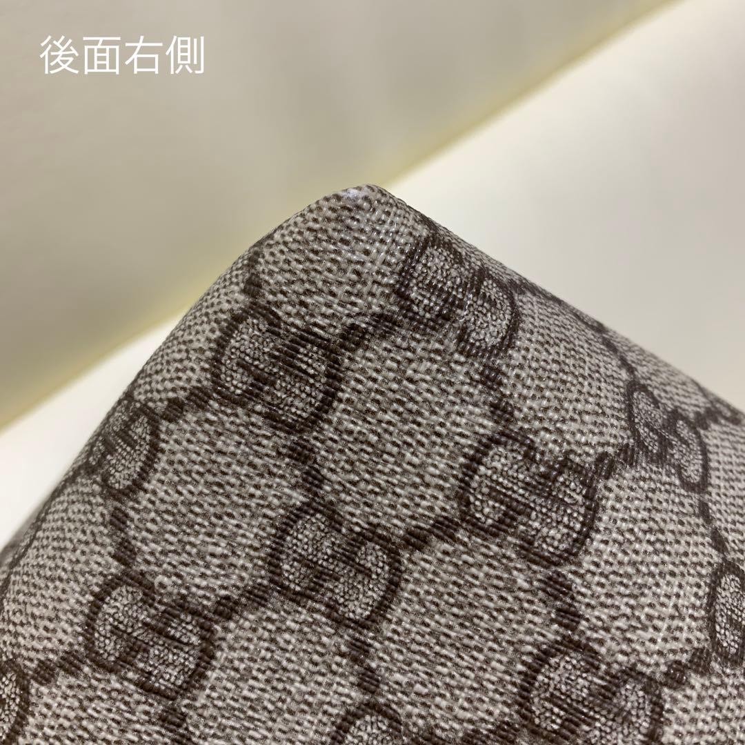 GUCCI GG Supreme PVC Leather Tote Bag Large Brown Authentic Excellent thumbnail 5