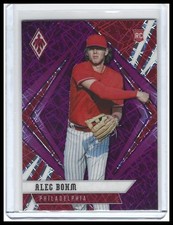 2021 Panini Chronicles - Alec Bohm - Phoenix Purple Velocity #17 RC