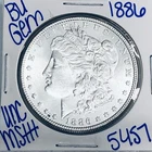 1886 BU UNCIRCULATED MORGAN SILVER DOLLAR AUTHENTIC U.S. MINT FREE SHIPPING 5457