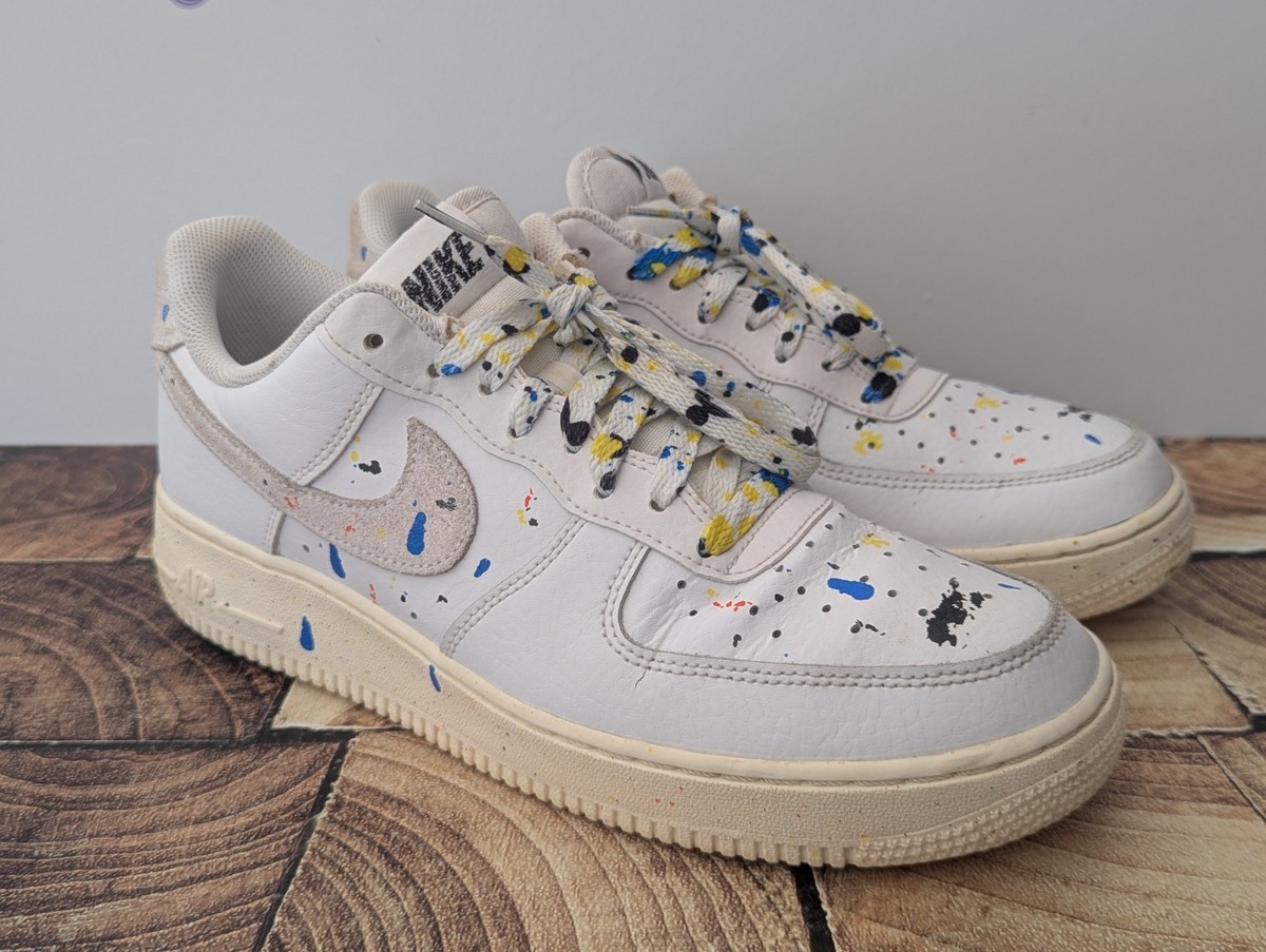 air force 1 low 07 lv8 paint splatter
