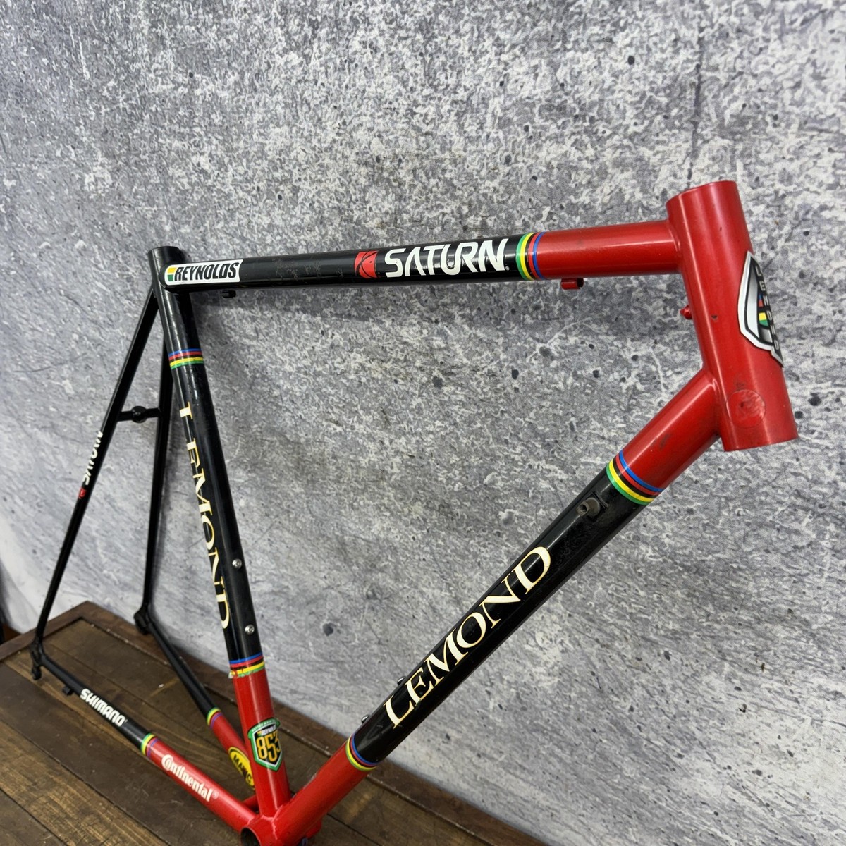 Vintage LeMond Saturn Road Bike Frame 57cm USA Reynolds 853 Steel