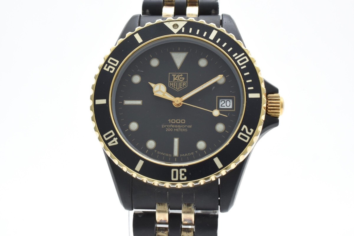 行こうTAG Heuer 1000 Professional TAG Heuer 1000 Black Unisex Adult Watch - 980.029N for sale online