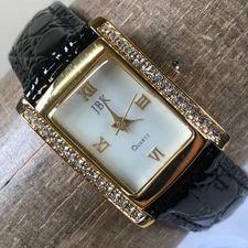 JBK by Camrose & Kross Ladies Collection AB2183476 Leather Quartz Watch 6 1/2"