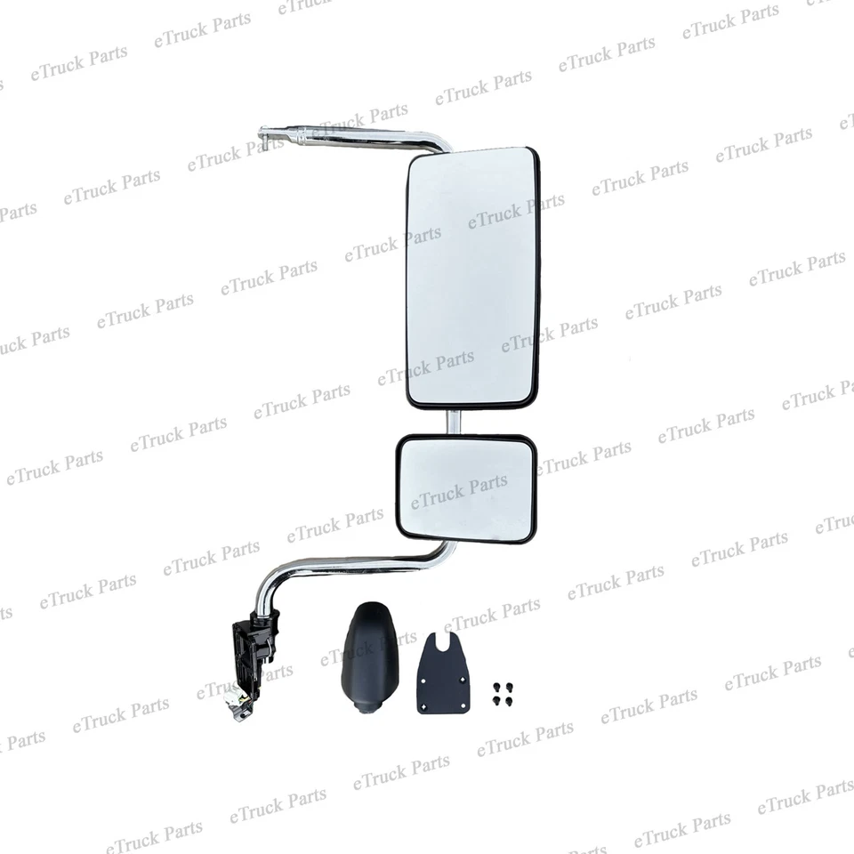 Espejo retrovisor de señal eléctrica para pasajeros cromado derecho 87093E0583 para 2008+ Hino 268/338/L/XL Foto 4 de 4