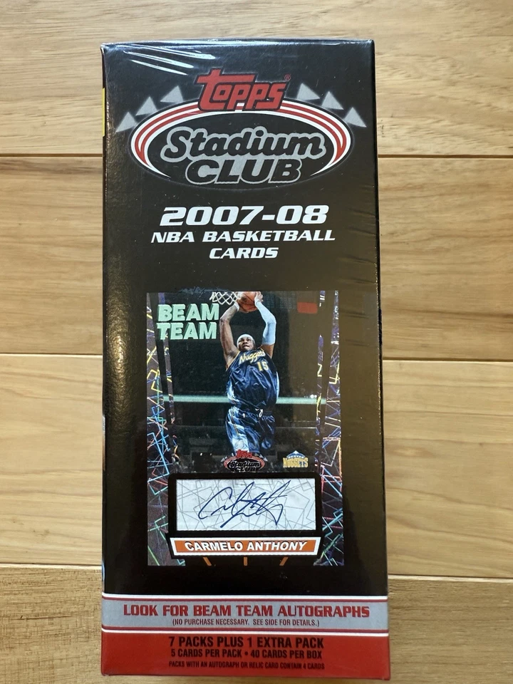 2007-08 Topps Stadium Club Basketball Bonus Blaster Box Factory SEALED - Image 2 of 3