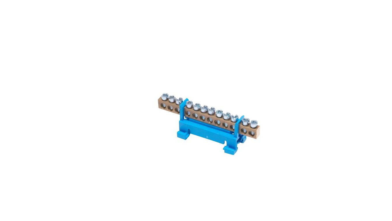 Terminal strip for rail N12 neutral strips for TS 81701003