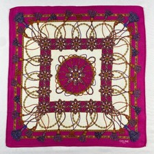 Vintage Celine Handkerchief Pocket Square Bandana Neckerchief
