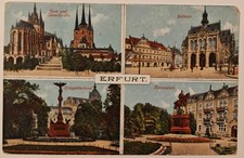 Erfurt Multiview 1931 Dom Rathaus Kriegerdenk...