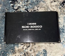 New Boss SDE-3000D Dual Digital Delay Guitar Effects Pedal