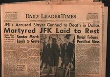 Daily Leader-Times PA Nov 25, 1963 JFK ASSASSINATION Lyndon Johnson 110121WEEM