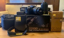 Nikon D D3100 14.2MP Digital SLR Camera - Black (Kit w/ AF-S DX ED VR G 18-55mm