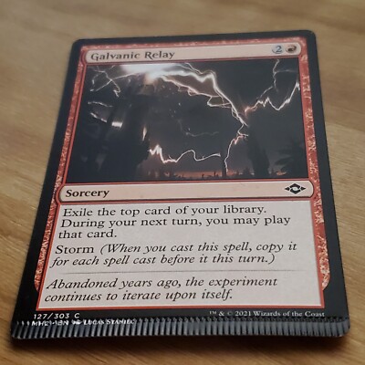 MTG STRONG CRIMP Error Crimped Misprint Galvanic Relay #127 Magic the  Gathering | eBay