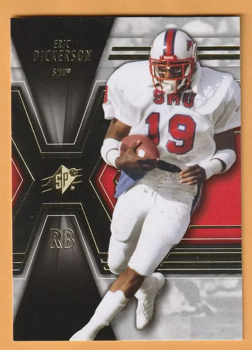 Eric Dickerson SMU Mustangs 2014 SPx #13 HOF Southern Methodist