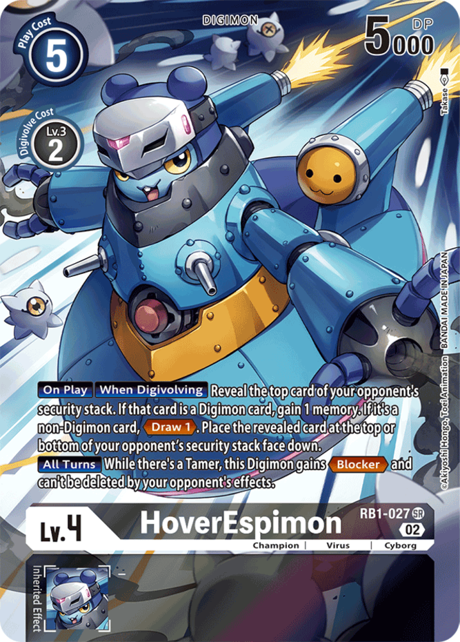 HoverEspimon - RB1-027 - SR (Textured Alternate Art) - Foil HoverEspimon - RB1-027 - SR (Textured Alternate Art) - Foil