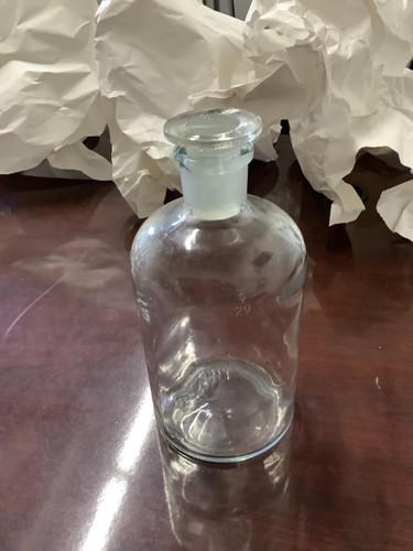 KIMAX Vintage graduated solution Science Laboratory bottle with Stopper 1000ML - Picture 9 of 16