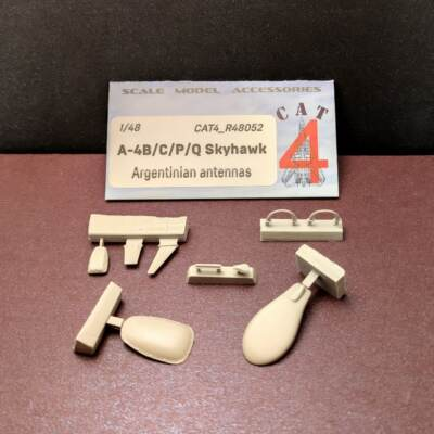 #ad CAT4 R48052 1 48 A 4B C P Q Skyhawk Argentinian antennas scale model kit $20.99