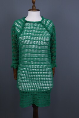 isabel marant green dress Isabel Marant Green With Tie Dress IT 34 main image 0