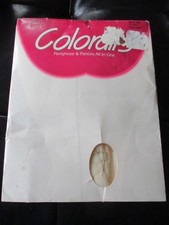 COLORALLS Vintage IVORY Sandalfoot Nylon PANTYHOSE-Size C/D-1990's