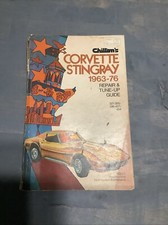 Chilton's CORVETTE STINGRAY Repair & Tune-Up Guide 1963-1976 Second Edition 1975