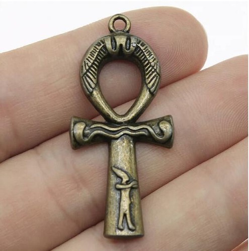 5pcs 43x19mm Ankh Cross Charms Pendant Egyptian Cross Charms EF3659 - Picture 6 of 7
