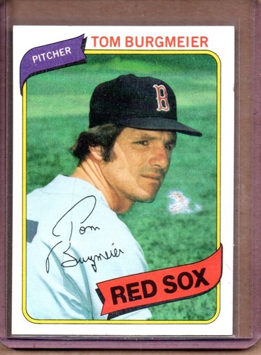 1980 Topps Tom Burgmeier #128 card
