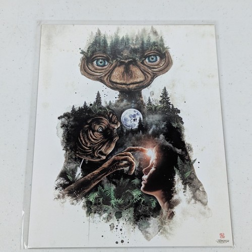 Bam Box Lot x 4 Limited Art Prints Signed: Thanos Goonies Slimer ET Ghostbusters - Picture 6 of 9