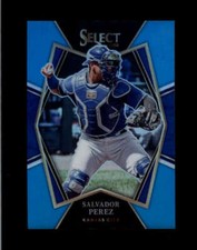 SALVADOR PEREZ 2022 PANINI SELECT #181 LIGHT BLUE PRIZM PARALLEL #148/149 BD2424