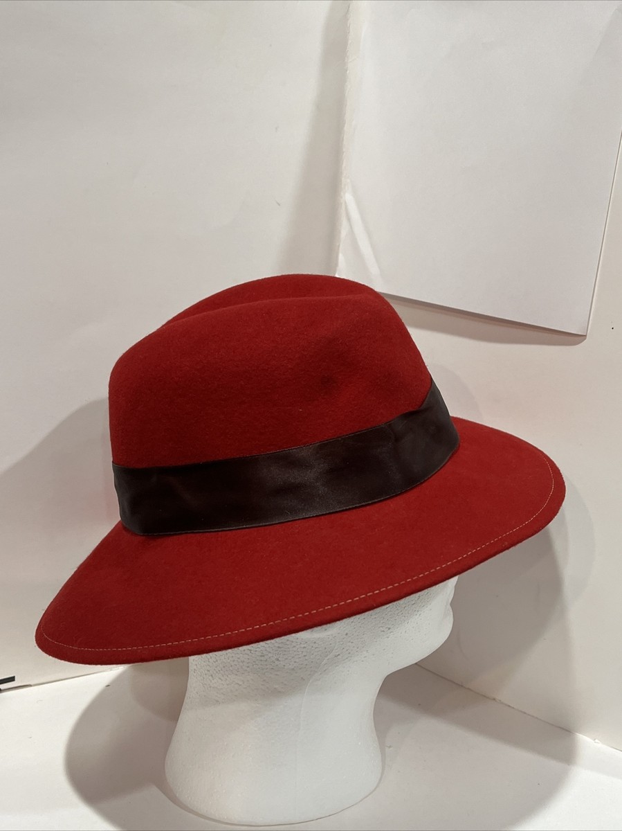 Vintage Lancaster Womens Wool Fedora Tribily Hat Pin Ribbon  display picture 3