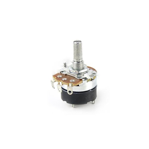 Potenciómetro de resistencia variable olla conmutada lineal logarítmica 5/10/50/100/500K - Imagen 6 de 14