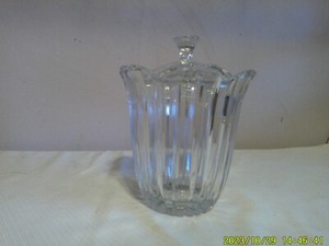 6-Inch Unmarked Crystal Cookie/Candy Jar