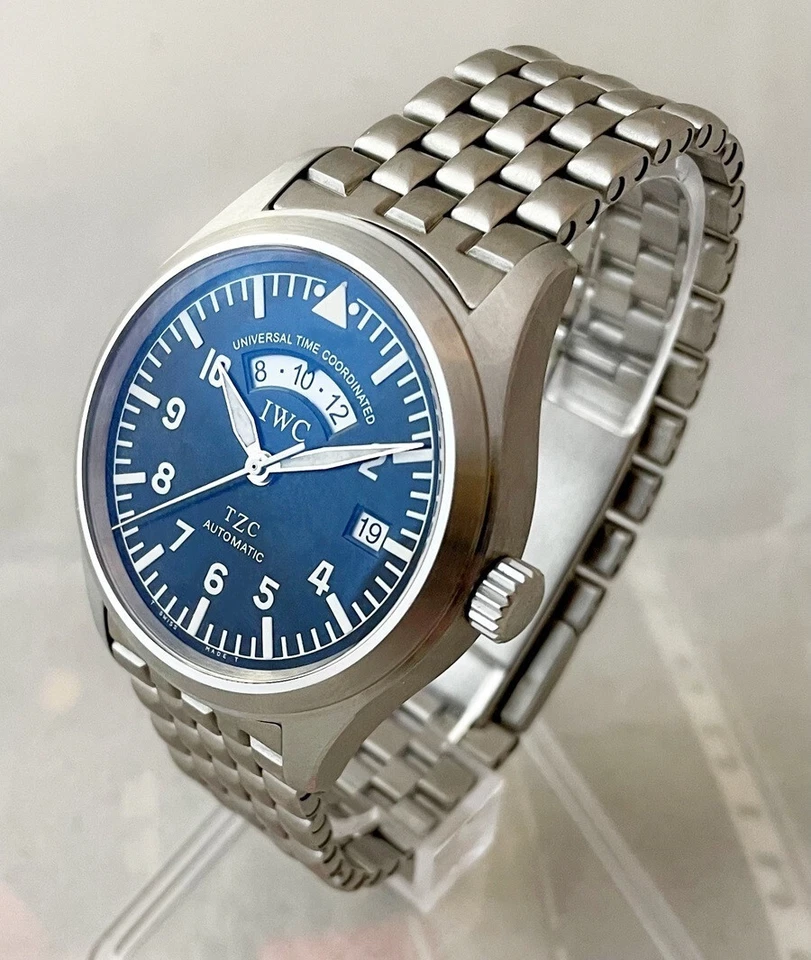 IWC PILOT SPITFIRE UTC TZC FULL SET & WARRANTY ! - Bild 3 von 4