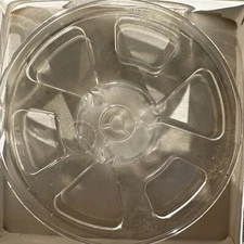 Classic 5" Empty Tape Reel, 6 Window Clear, New Box + Bag