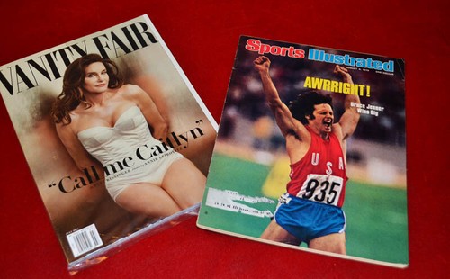 Rari autografi firmati CAITLYN & BRUCE JENNER 2, CORNICE, targa, COA UACC RD#228 - Foto 5 di 10