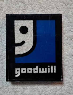 Goodwill Thrift Store Hard Plastic Paperweight Employee Incentive Rare