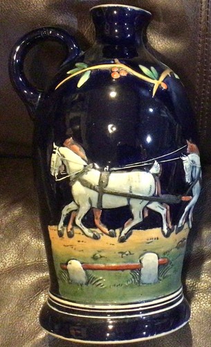 Four In Hand Coaching Jug Pitcher Earthenware German - Picture 3 of 7