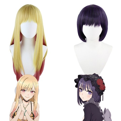 Cosplay My Dress Up Darling Marin Kitagawa Inui Sajuna Wigs Halloween Hairpieces - Picture 1 of 17