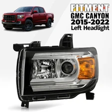 Headlight For 2015-2022 GMC Canyon LED DRL Projector Headlamp Left Driver Side