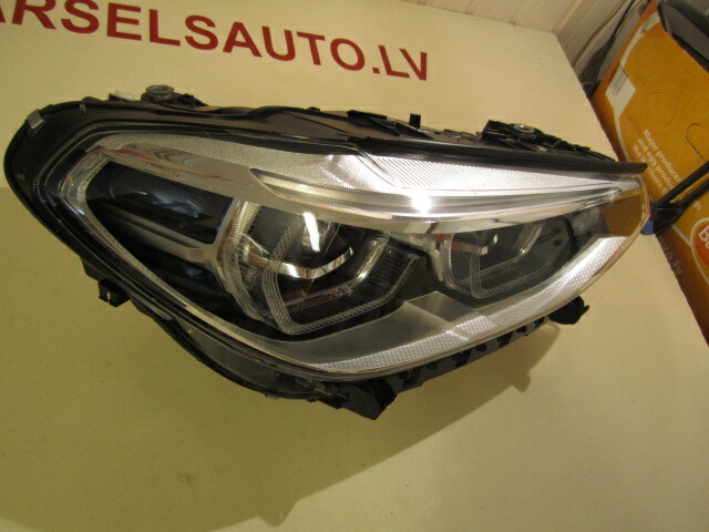 8739654 BMW X3 Led Headlight Right Side 8 739 654 [Small Defect 