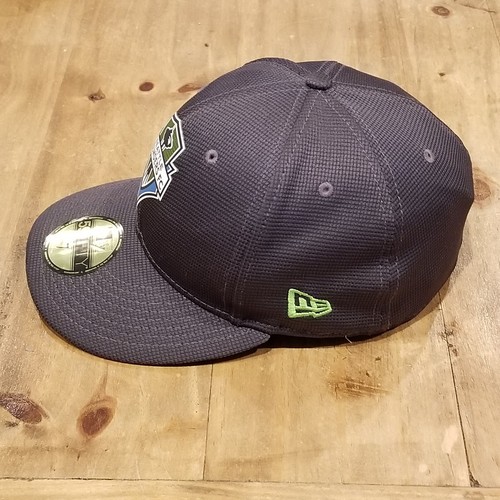 Seattle Sounders Hat Cap New Era Size 7 Fitted Gray 59Fifty Soccer MLS - Picture 2 of 10