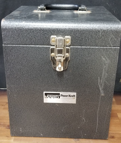 Montgomery Ward Power Kraft Model TWH 8165A Scrubber/Sander/Polisher With Case - Picture 12 of 20