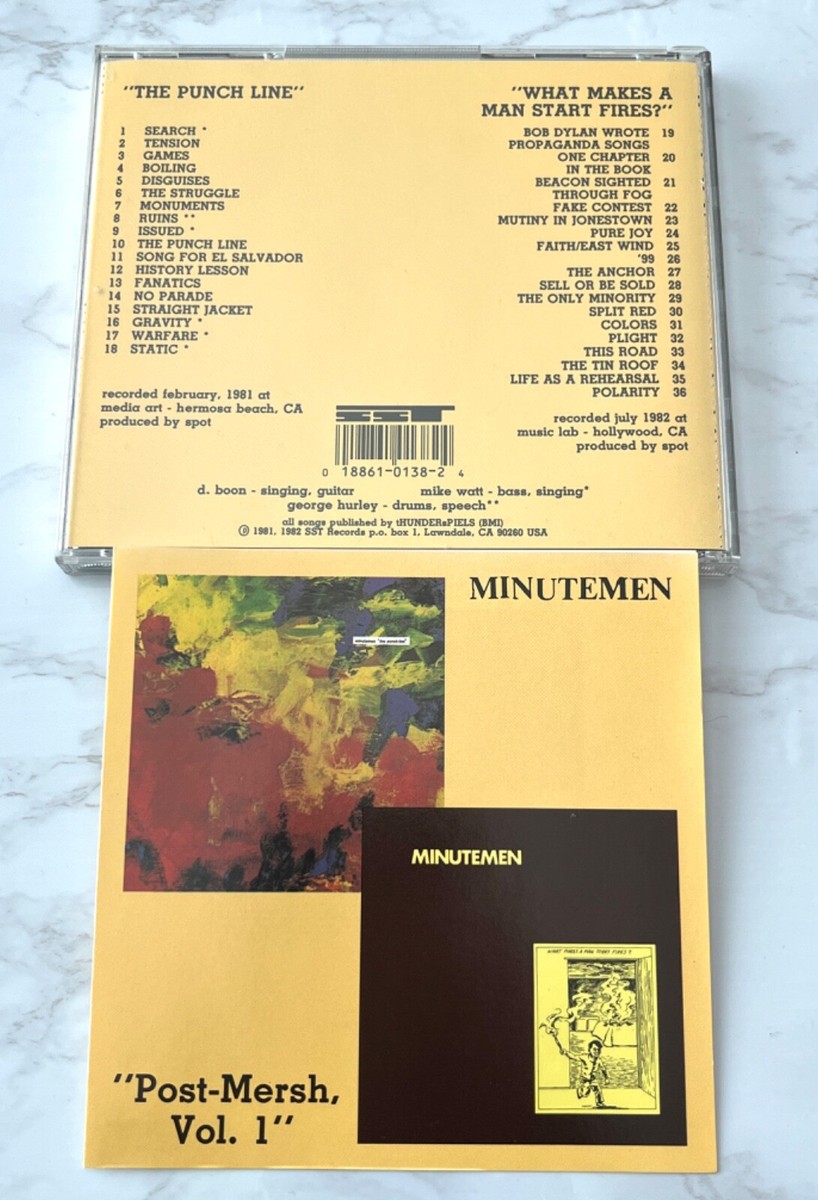 Minutemen Post-Mersh Vol. 1 CD SST CD 138 The Struggle, Fake