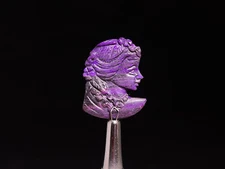 SUGILITE Cabochon Cameo - Gemstones, Jewelry Making, Crystals, 45112