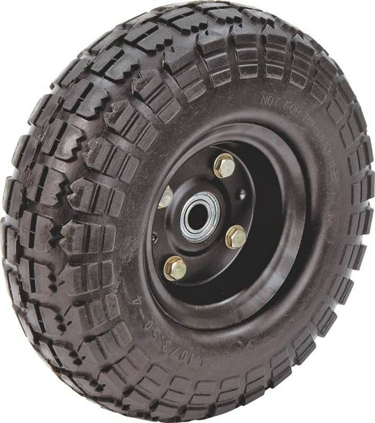 4pc No Flat Tire Wheel Design 10 in Heavy Duty Bearings Replace Cart