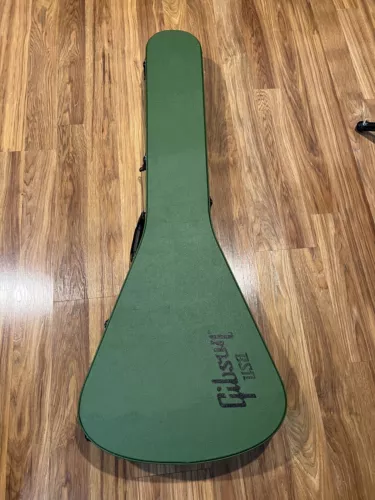 Gibson Flying V Case - Green Tolex